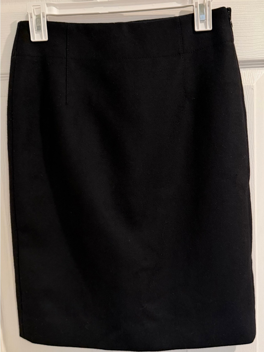 J. Crew Classic Black Pencil Skirt - Women's Tailored Wool Skirt